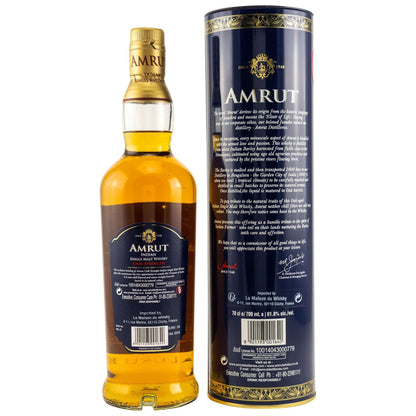 Amrut | Cask Strength | Neue Ausstattung | Batch 93 | Indian Single Malt Whisky | 0,7l | 61,8%GET A BOTTLE