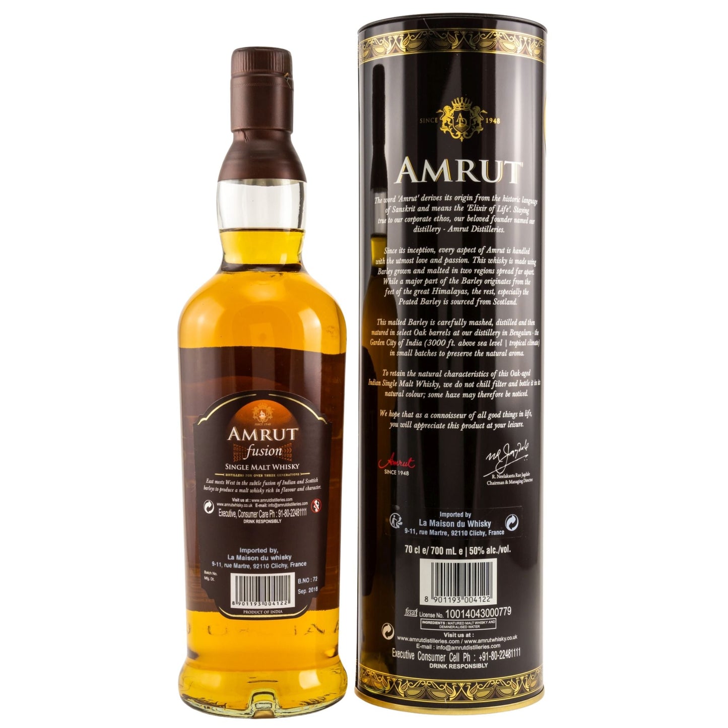 Amrut | Fusion | Indian Whisky | 50%GET A BOTTLE