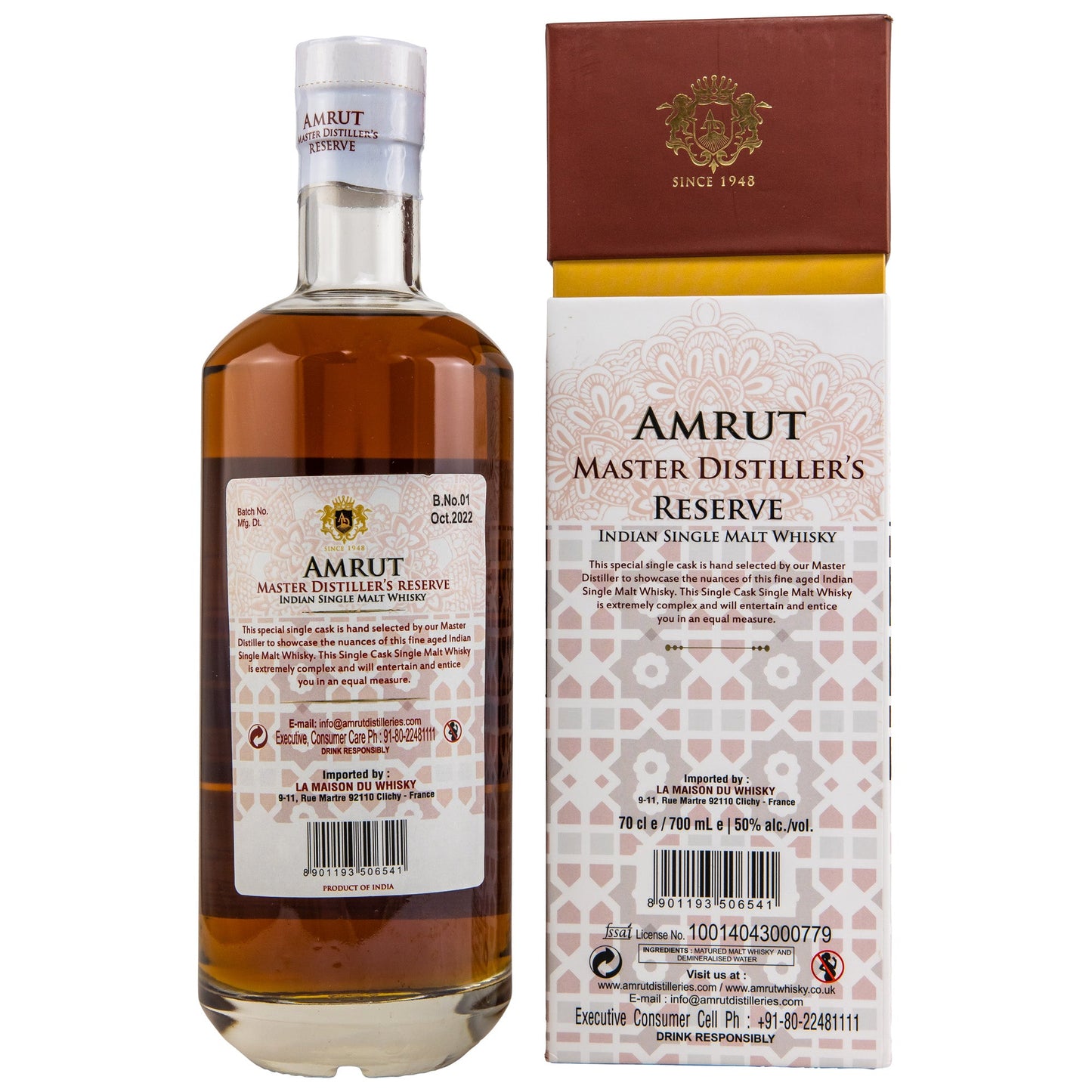 Amrut | Master Distillers Reserve | 8 Jahre | 2014/2022 | PX #3505 | 50%GET A BOTTLE