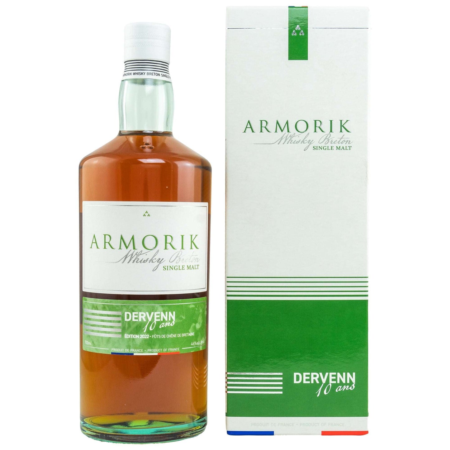 Armorik | 10 Jahre | 2022 Dervenn | Single Malt French Whisky | 0,7l | 46%GET A BOTTLE