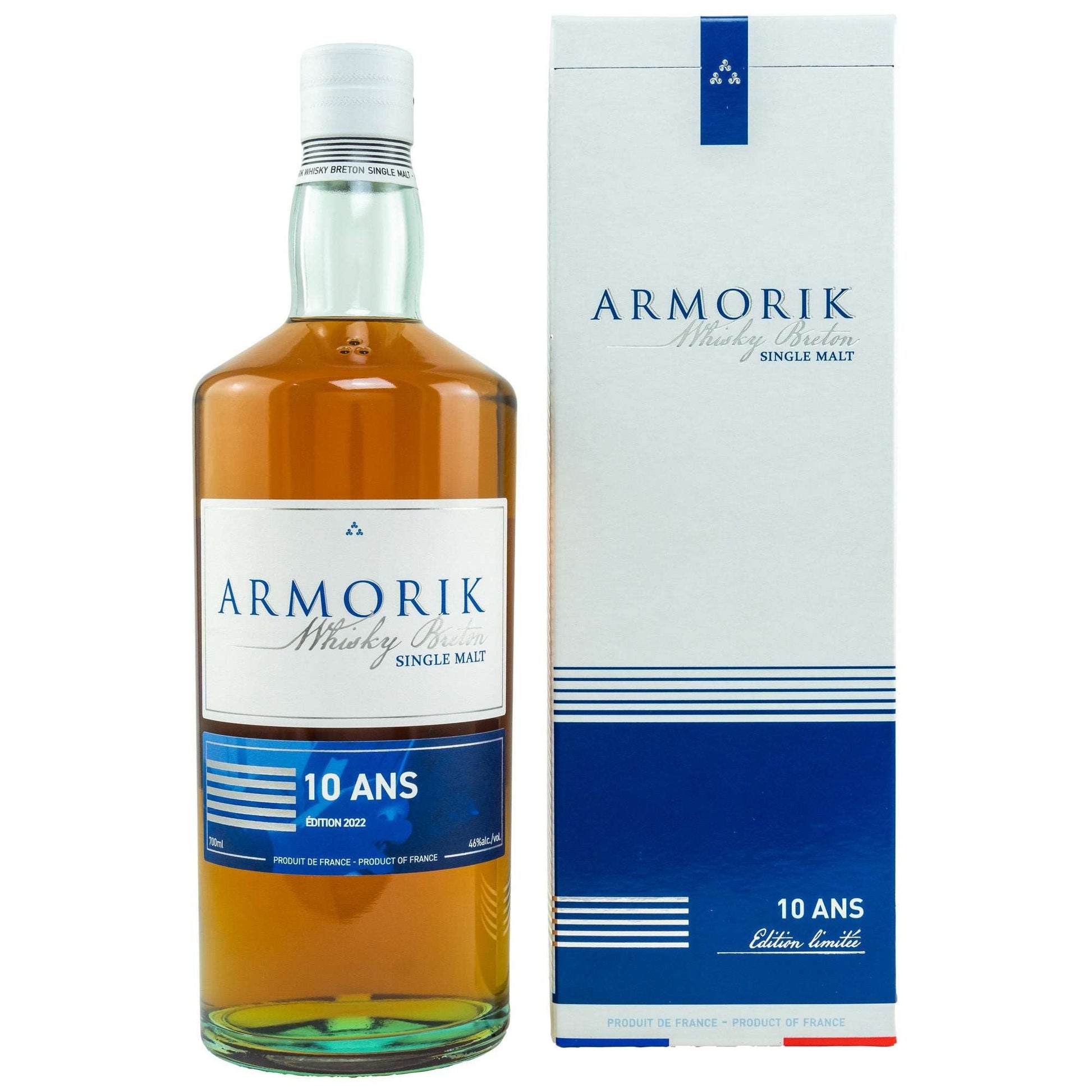 Armorik | 10 Jahre | 2022 Edition | Single Malt French Whisky | 0,7l | 46%GET A BOTTLE