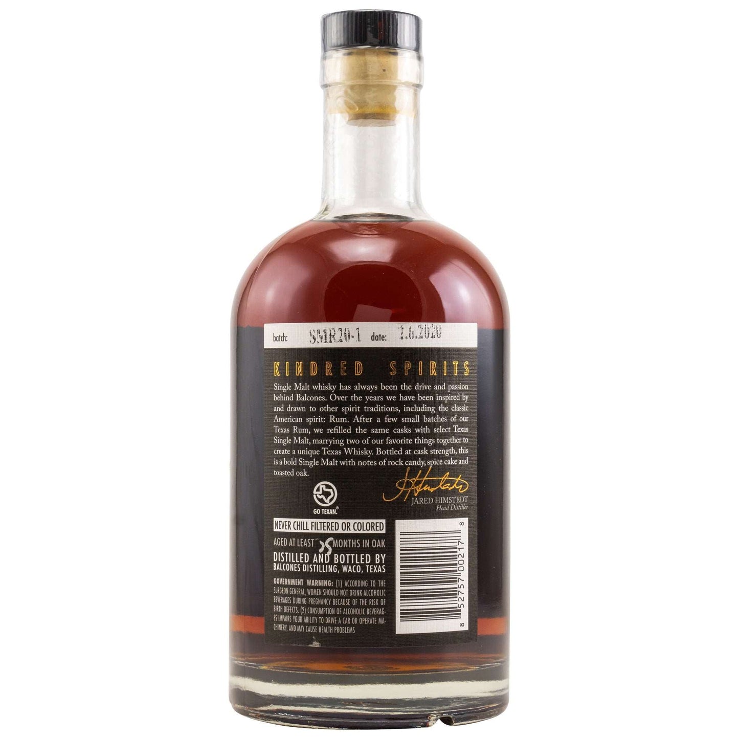 Balcones | Rum Cask Finished | Texas Single Malt Whisky | 0,75l | 62%GET A BOTTLE