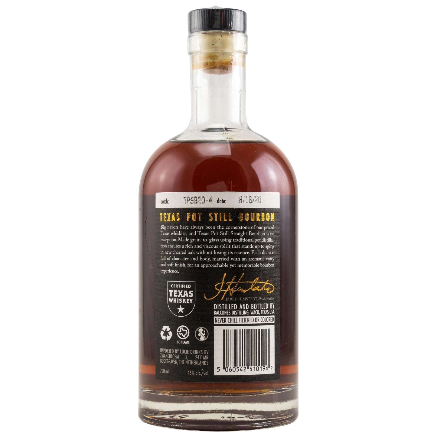 Balcones | Texas Pot Still Bourbon | Texas Whisky | 0,7l | 46%GET A BOTTLE