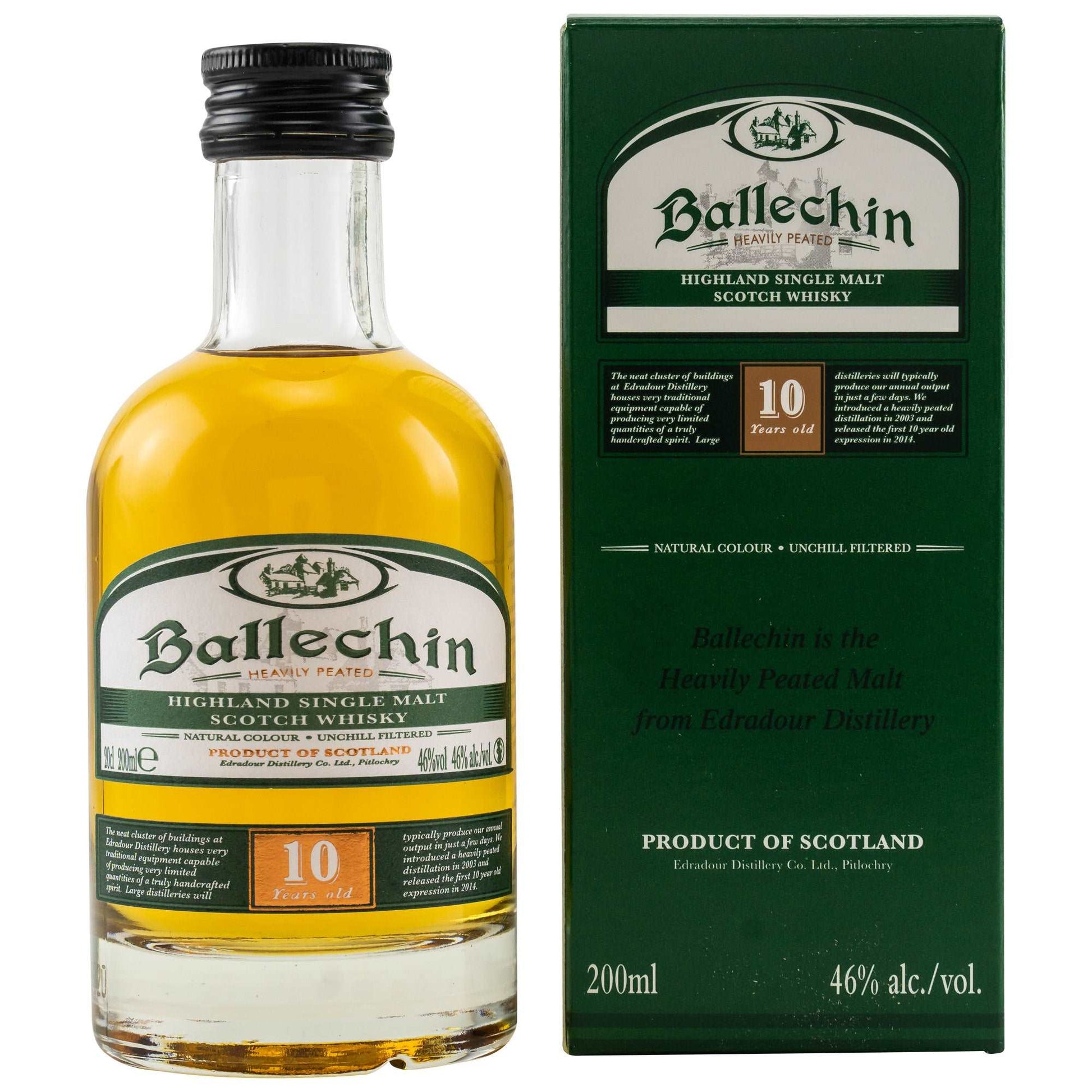 Ballechin | 10 Jahre | Heavily Peated | 0,2l | 46%GET A BOTTLE
