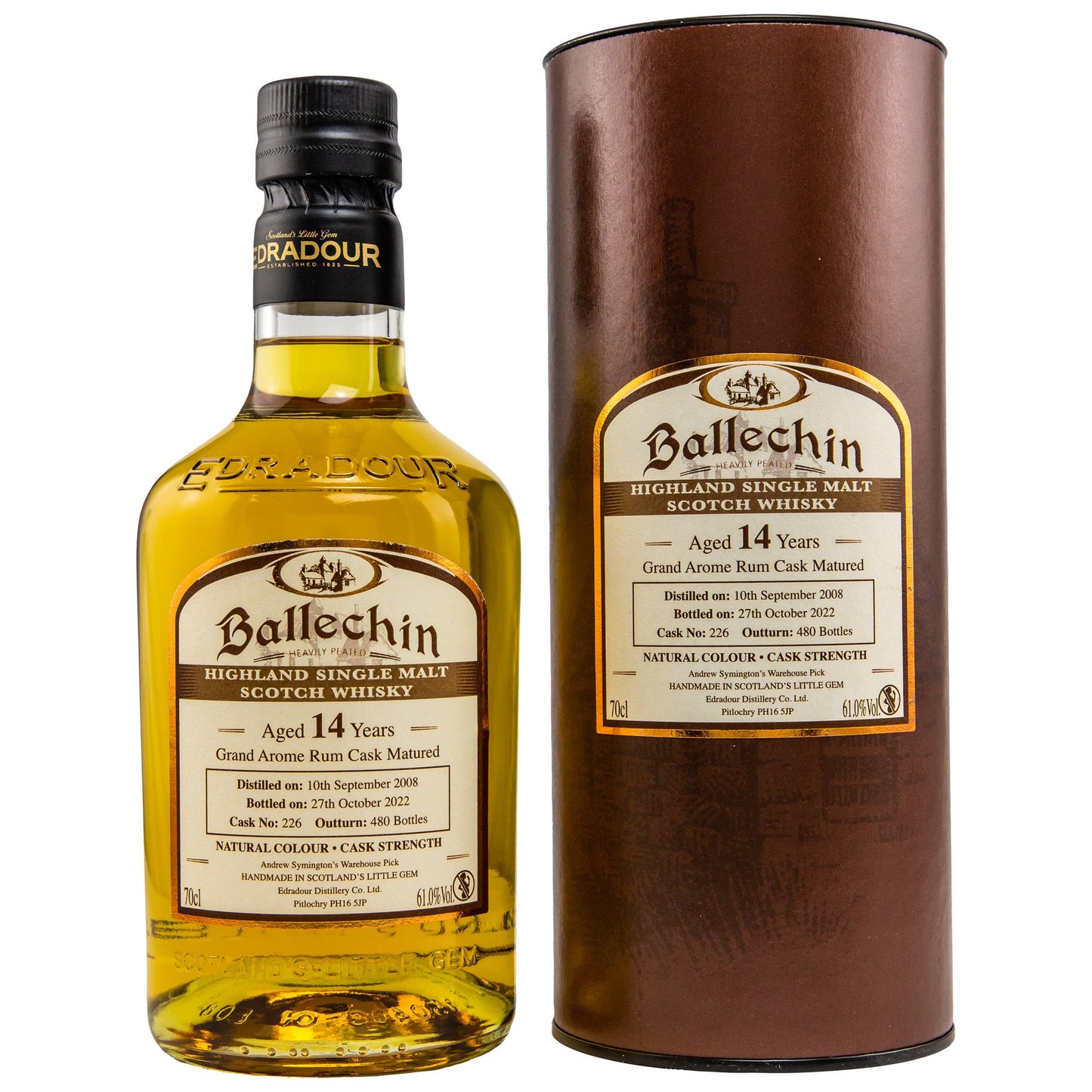 Ballechin | Grand Arome Rum Cask #226 | 14 Jahre | 2008/2022 | 61%GET A BOTTLE