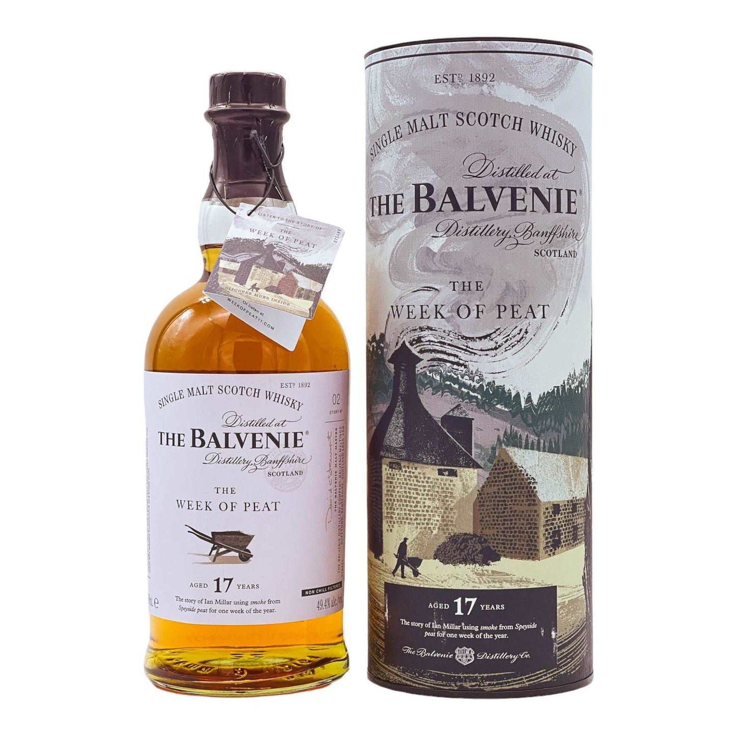 Balvenie | 17 Jahre | The Week of Peat | 0,7l | 49,4%GET A BOTTLE