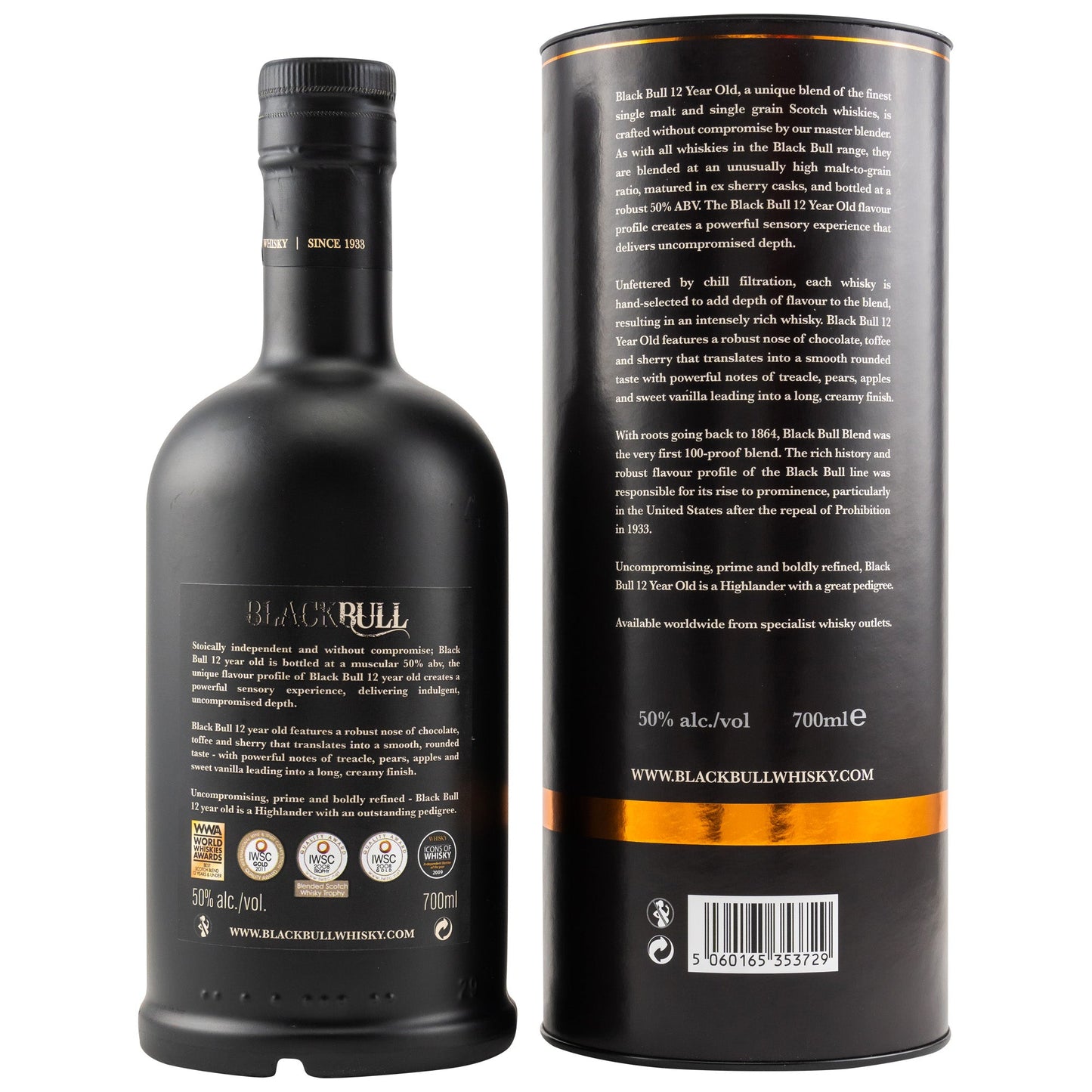 Black Bull | 12 Jahre | Duncan Taylor | Blended Scotch Whisky | 0,7l | 50%GET A BOTTLE