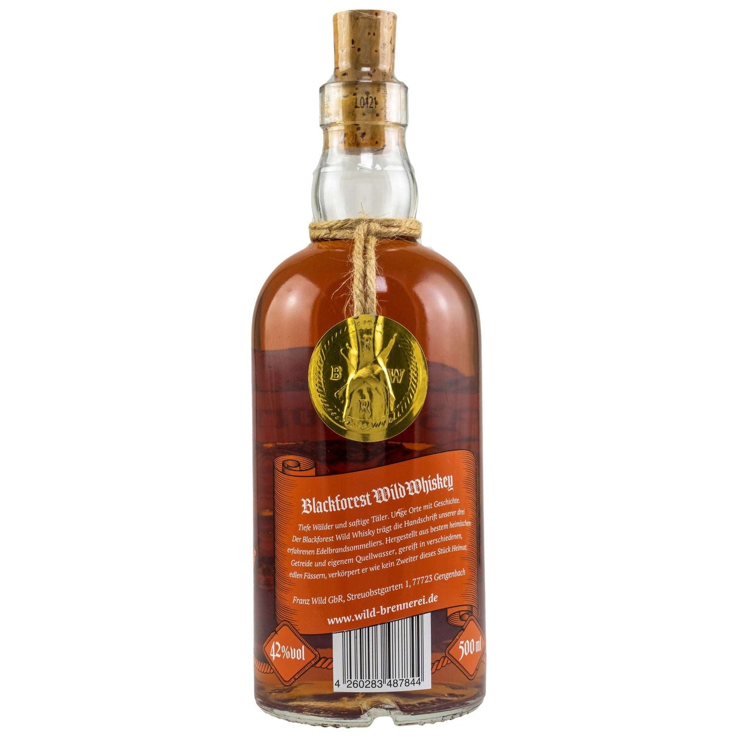 Blackforest | 8 Jahre | Wild Whisky | Sherry Cask | Single Malt German Whisky | 0,5l | 42%GET A BOTTLE