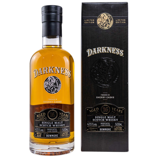 Bowmore | 16 Jahre | Darkness | Moscatel Cask Finish | 0,5l | 47,5%GET A BOTTLE