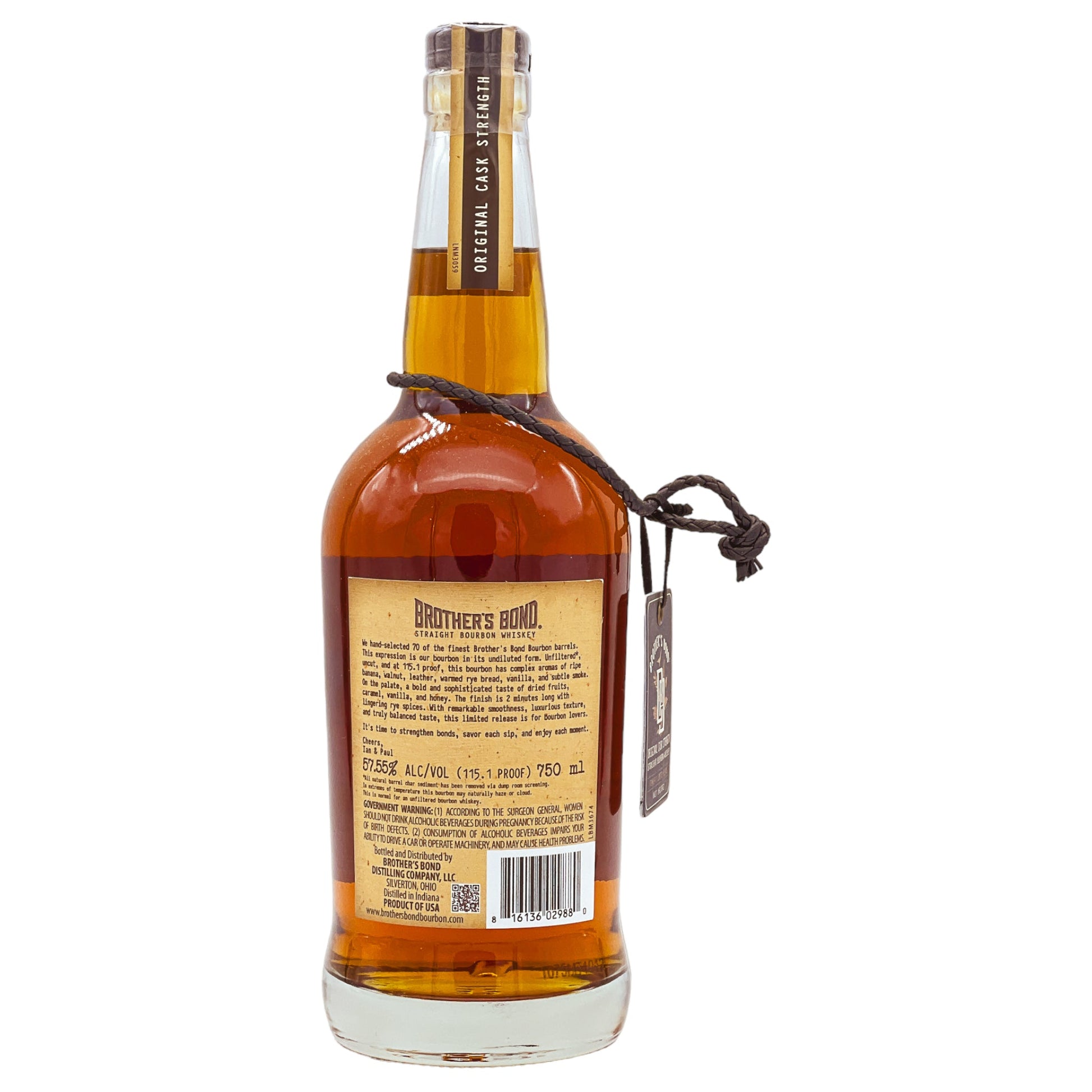 Brother’s Bond | Original Cask Strength | Straight Bourbon | 0,75l | 57,55%GET A BOTTLE