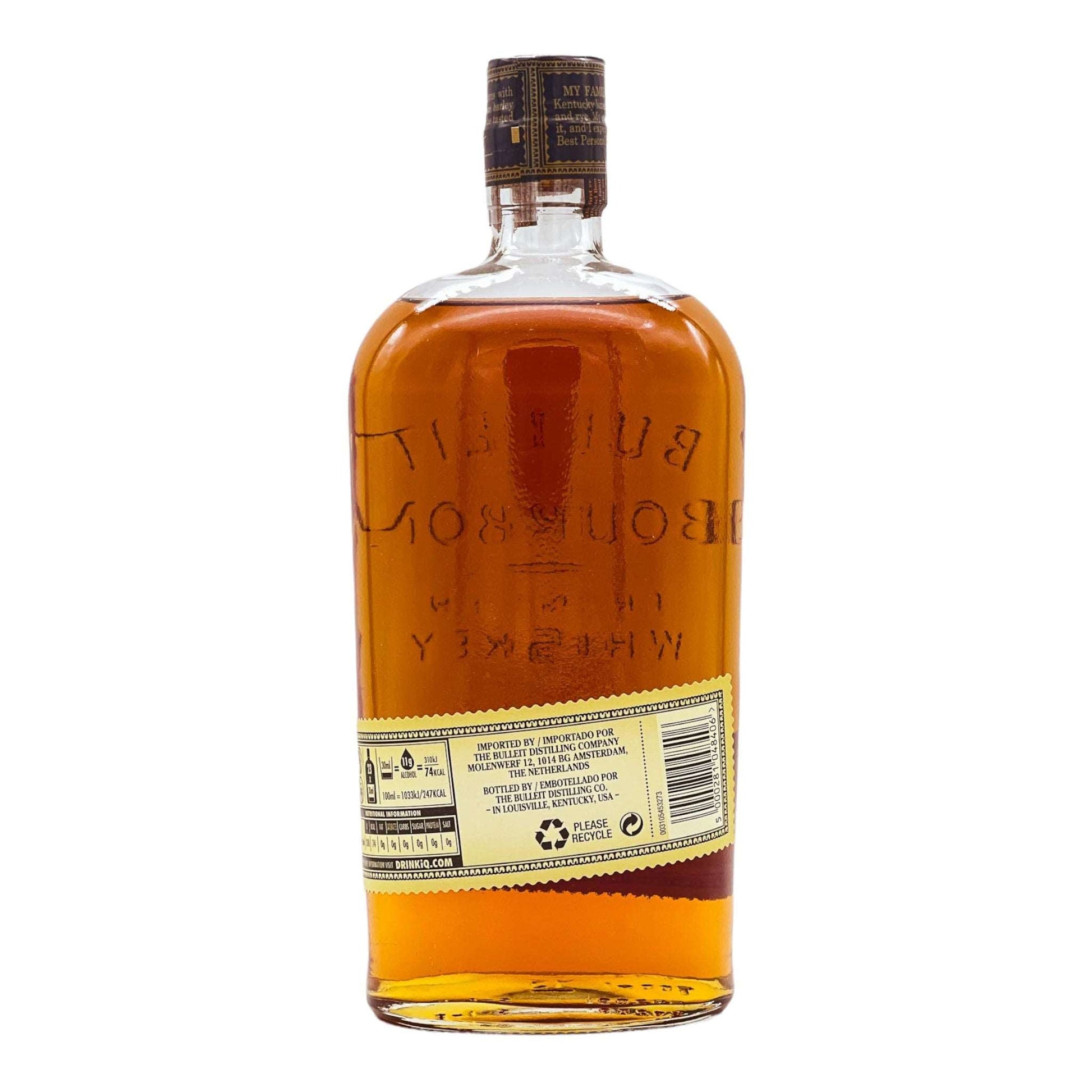 Bulleit | 10 Jahre | Bourbon Frontier Whiskey | 0,7l | 45,6%GET A BOTTLE