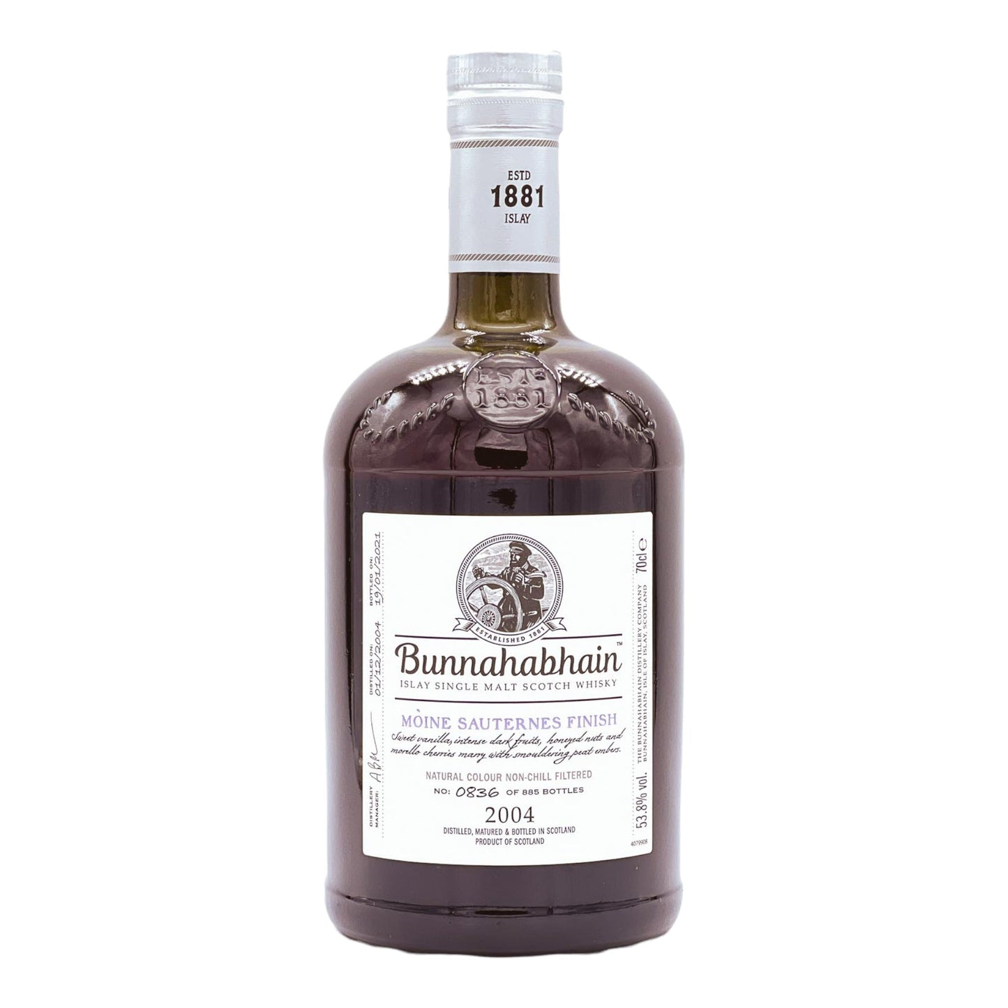 Bunnahabhain | 16 Jahre | 2004 | Mòine Sauternes Finish | 0,7l | 53,8%GET A BOTTLE
