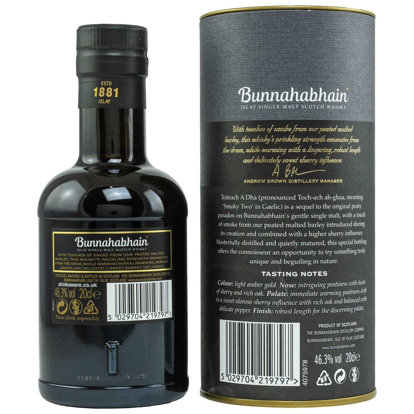 Bunnahabhain | Toiteach A Dhà | 0,2l | 46,3%GET A BOTTLE