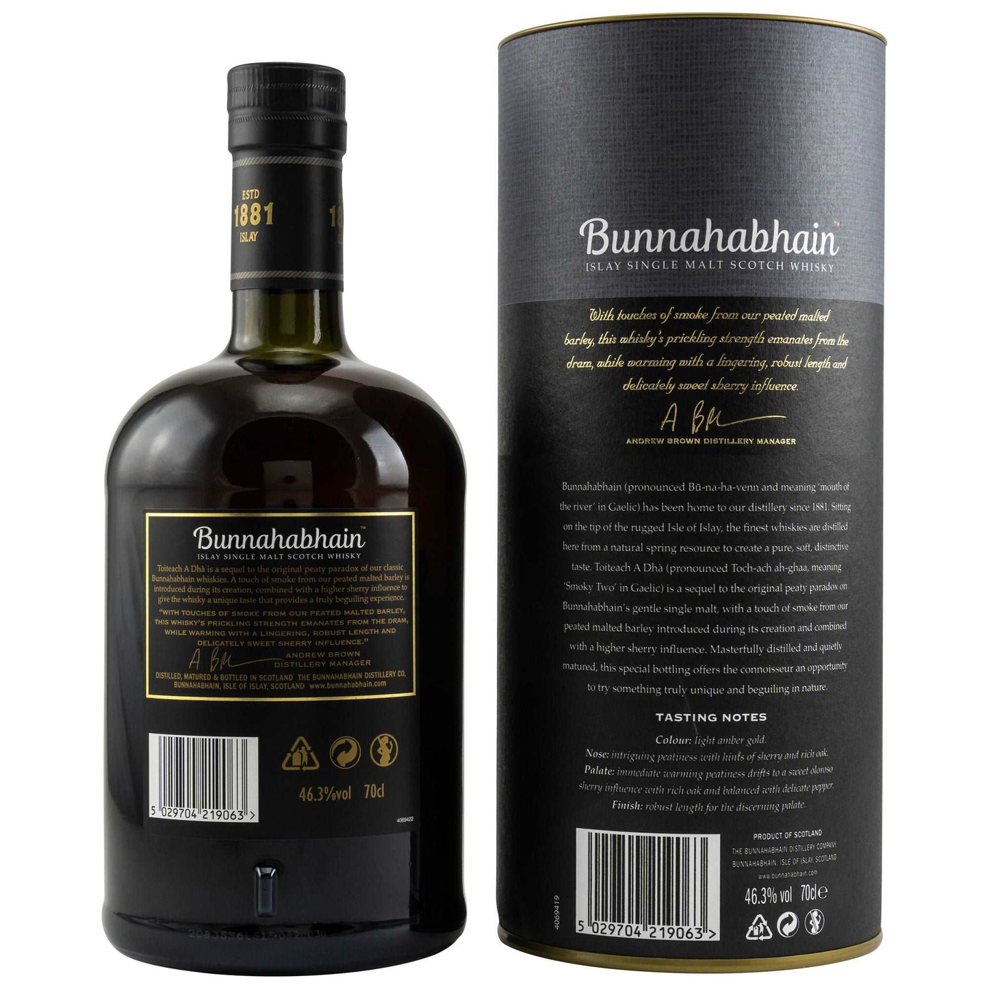 Bunnahabhain | Toiteach A Dhà | 0,7l | 46,3%GET A BOTTLE