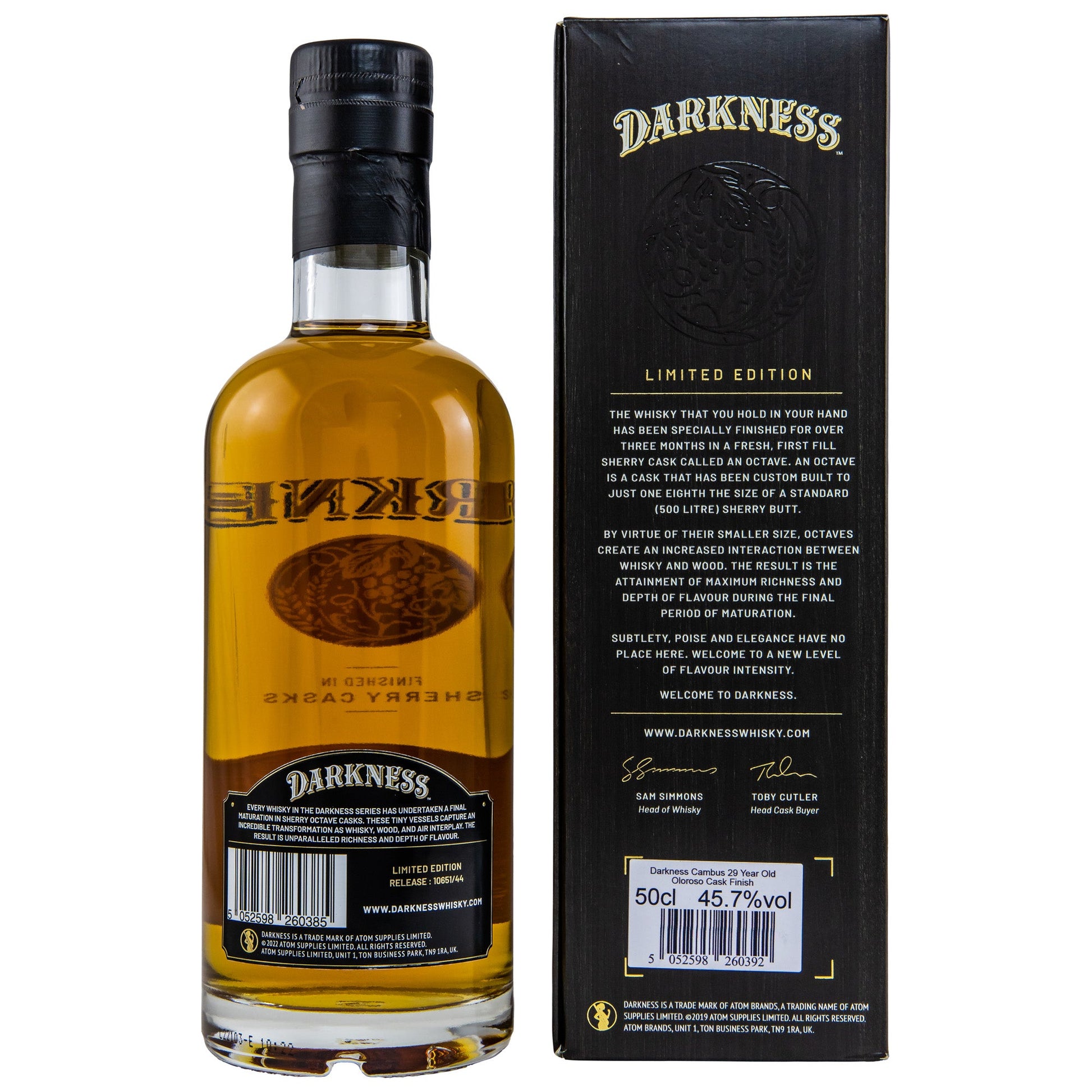 Cambus | 29 Jahre | Darkness | Oloroso Cask Finish | Single Grain Scotch Whisky | 0,5l | 45,7%GET A BOTTLE