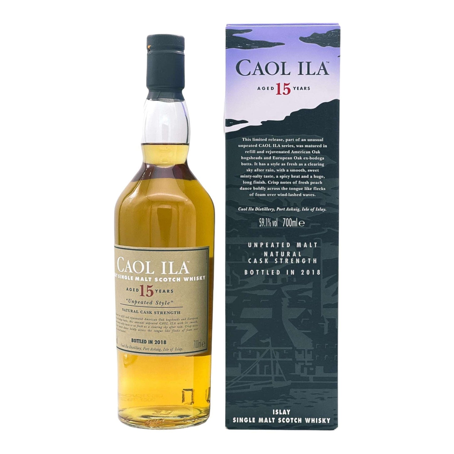 Caol Ila | 15 Jahre | Upeated Style | Special Release 2018 | Natural Cask Strength | 0,7l | 59,1%GET A BOTTLE