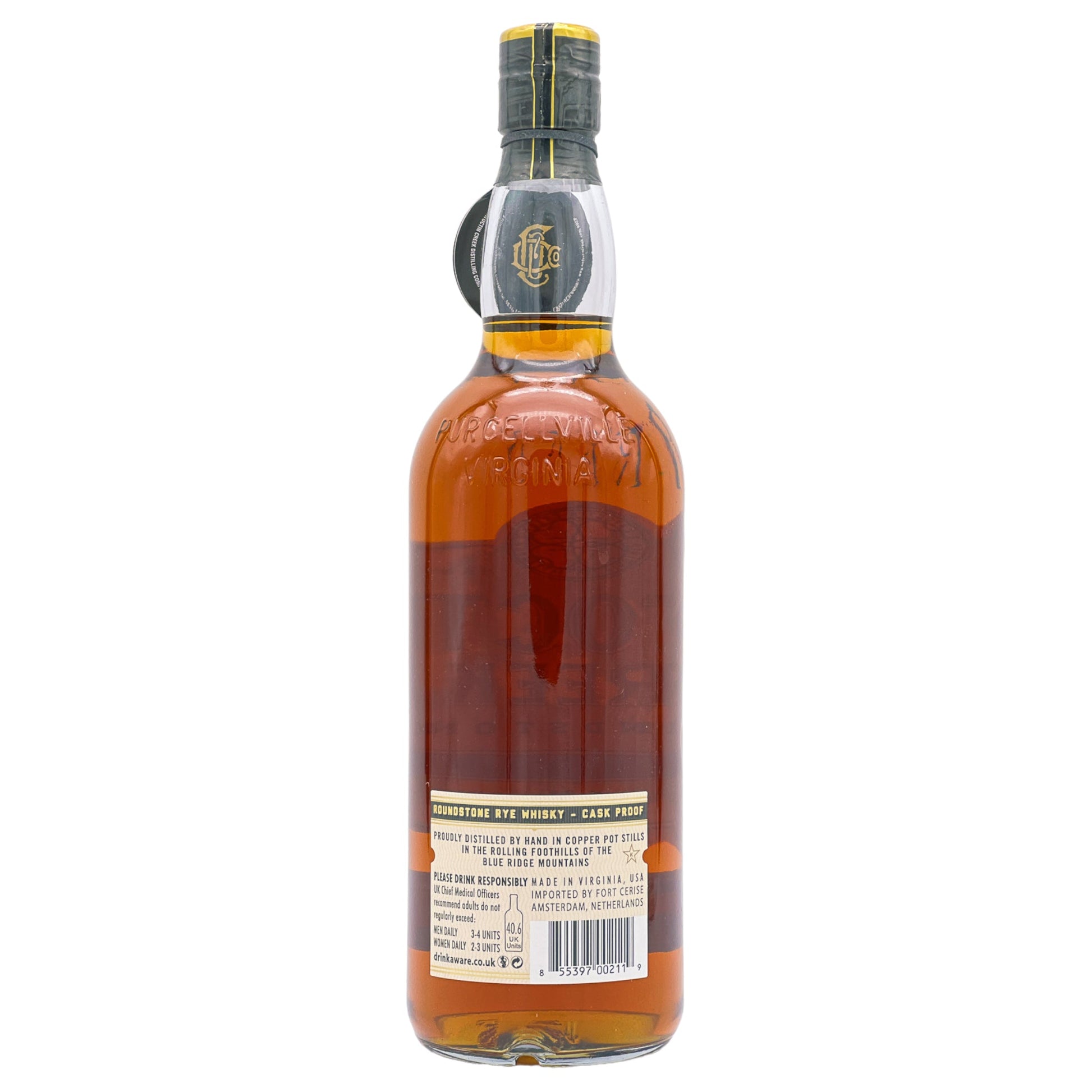 Catoctin Creek | Roundstone Rye | Cask Proof | Virginia Rye Whisky | 0,7l | 58%GET A BOTTLE