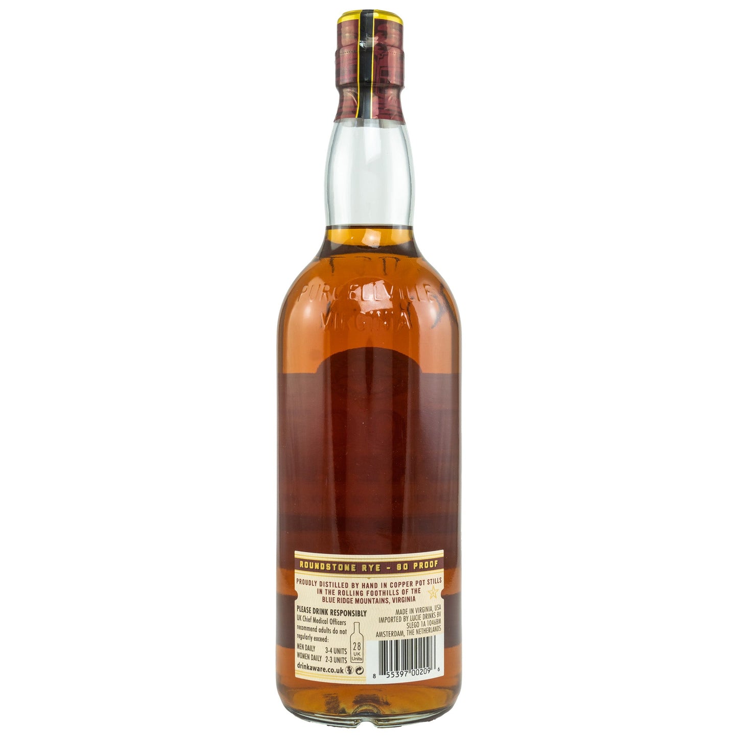 Catoctin Creek | Roundstone Rye | Single Barrel | Virginia Rye Whisky | 0,7l | 40%GET A BOTTLE