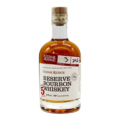 Cedar Ridge | 5 Jahre | Batch #3 | Reserve Bourbon | 0,375l | 43%GET A BOTTLE