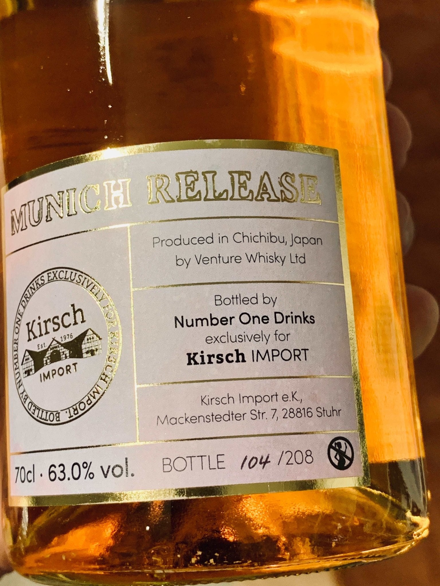 Chichibu | Ichiro’s Malt | Munich Release | Single Cask | Single Malt Japanese Whisky | 0,7l | 63%GET A BOTTLE