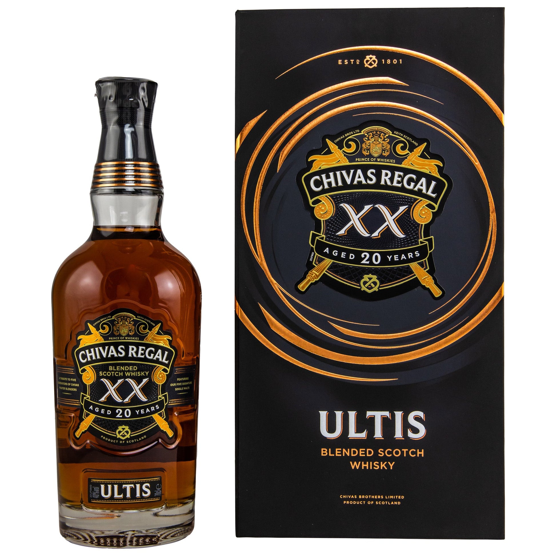 Chivas Regal | 20 Jahre | XX | Ultis | Blended Scotch Whisky | 0,7l | 40%GET A BOTTLE