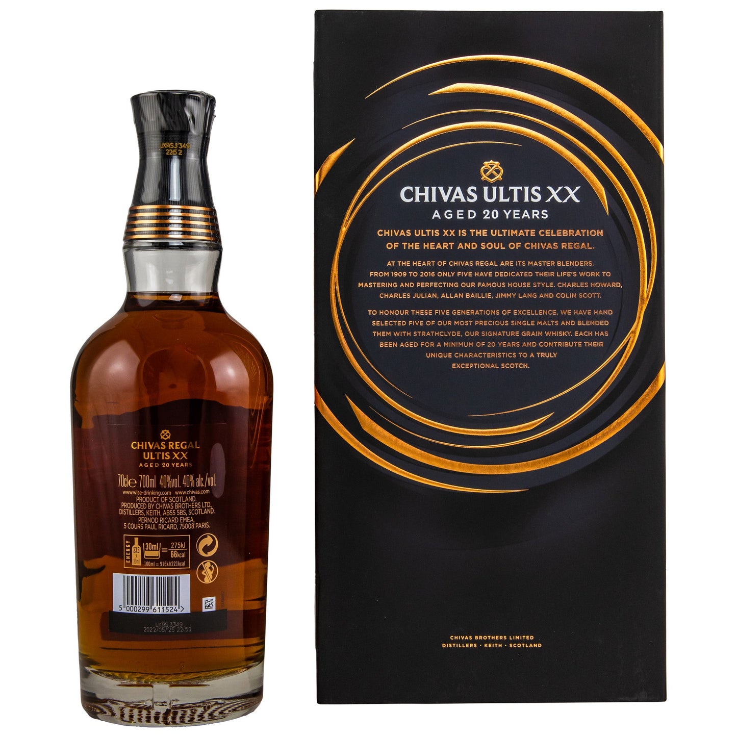Chivas Regal | 20 Jahre | XX | Ultis | Blended Scotch Whisky | 0,7l | 40%GET A BOTTLE