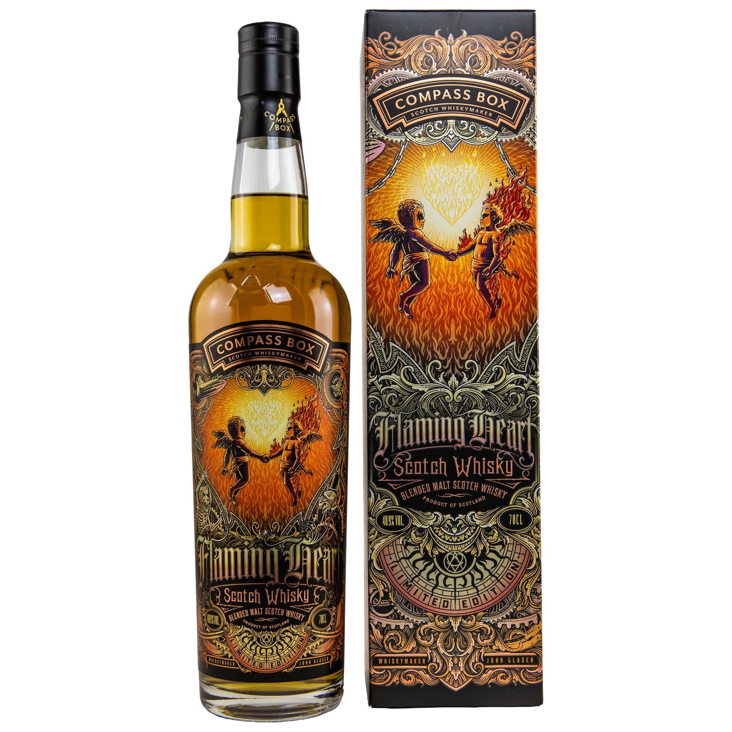 Compass Box | Flaming Heart 2022 | Limited Release | Blended Malt Scotch Whisky | 0,7l | 48,9%GET A BOTTLE