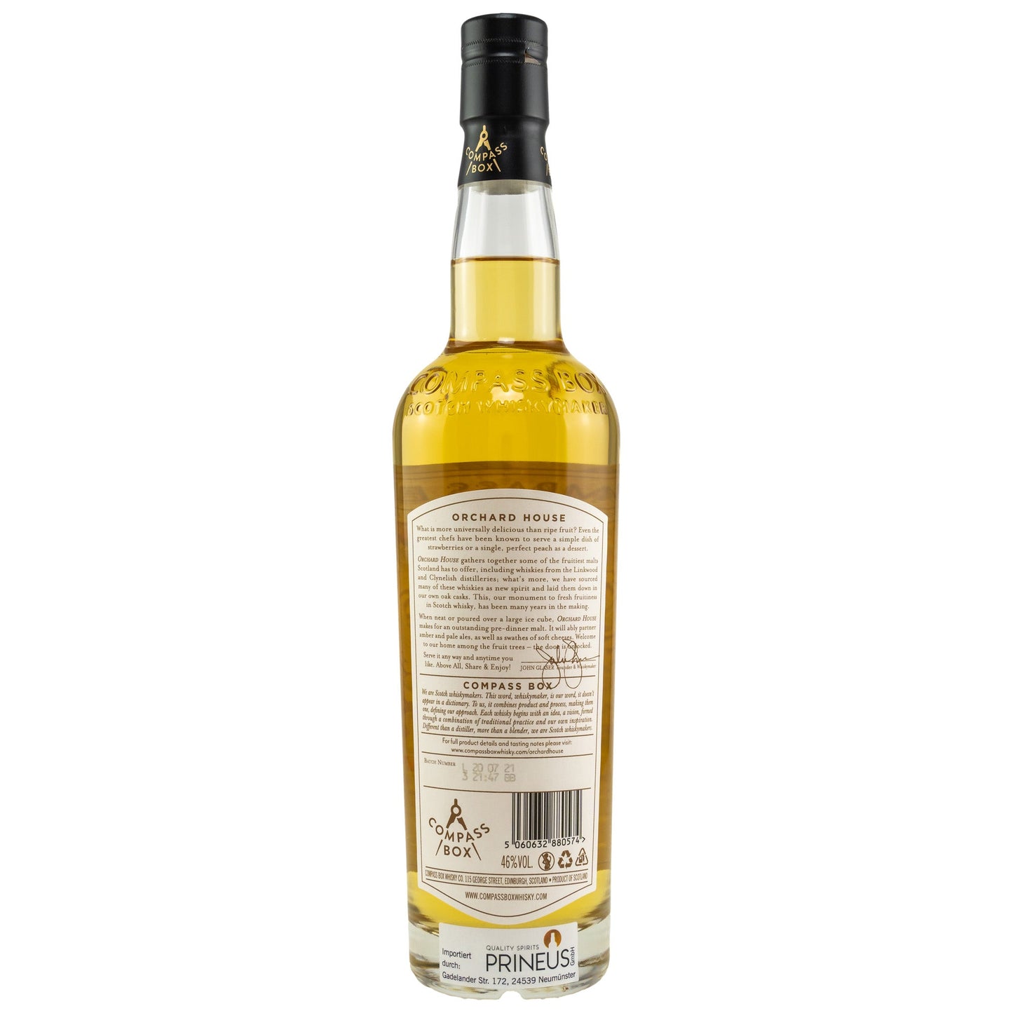 Compass Box | Orchard House | Blended Malt Scotch Whisky | 0,7l | 46%GET A BOTTLE