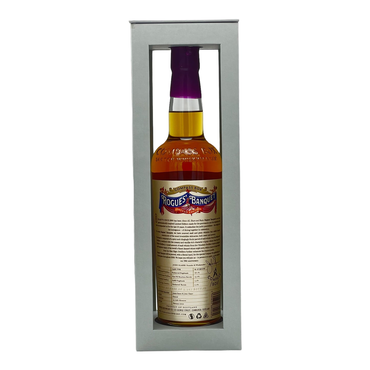 Compass Box | Rogues' Banquet | Blended Scotch Whisky | 0,7l | 46%GET A BOTTLE