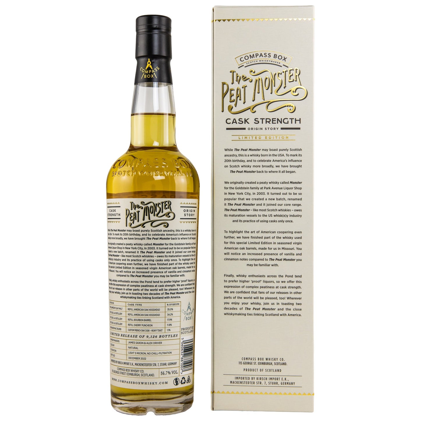 Compass Box | The Peat Monster | Blended Malt Scotch Whisky | 56,7%GET A BOTTLE