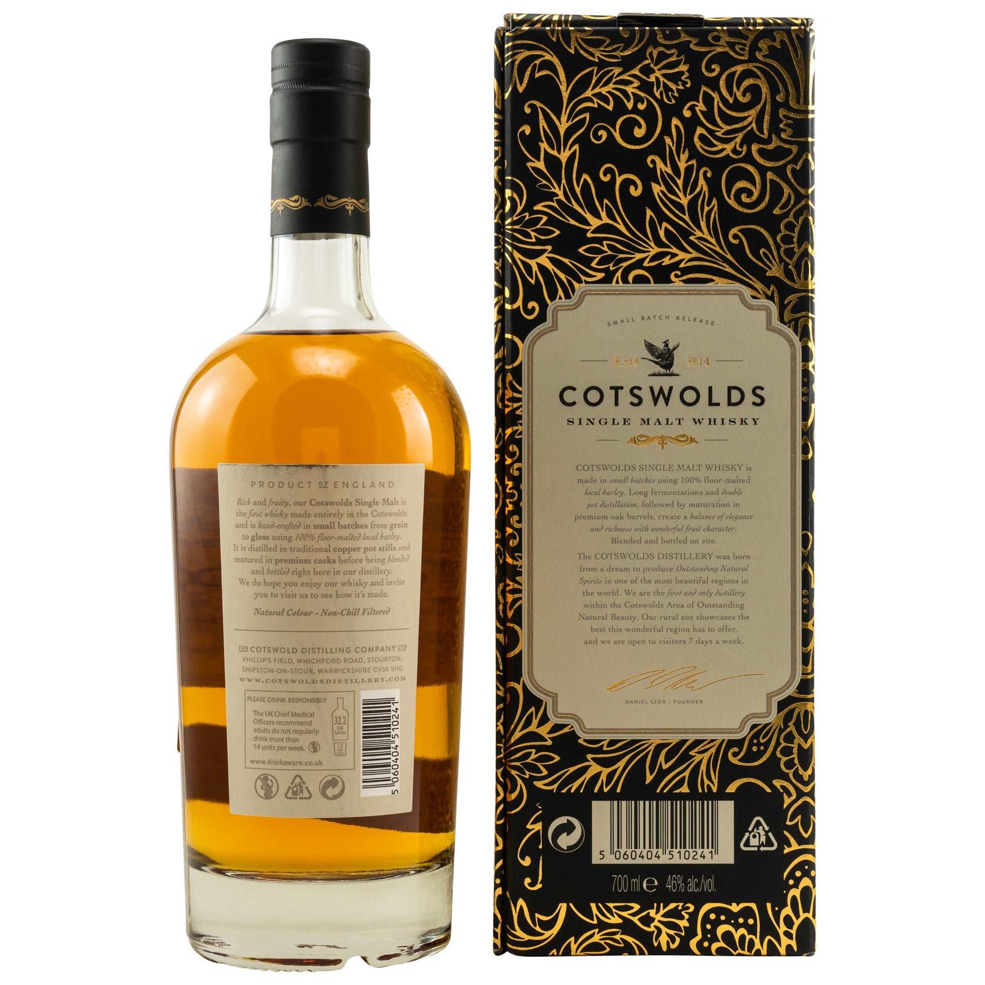 Cotswolds | 2017 Odyssey Barley | Single Malt English Whisky | 0,7l | 46%GET A BOTTLE