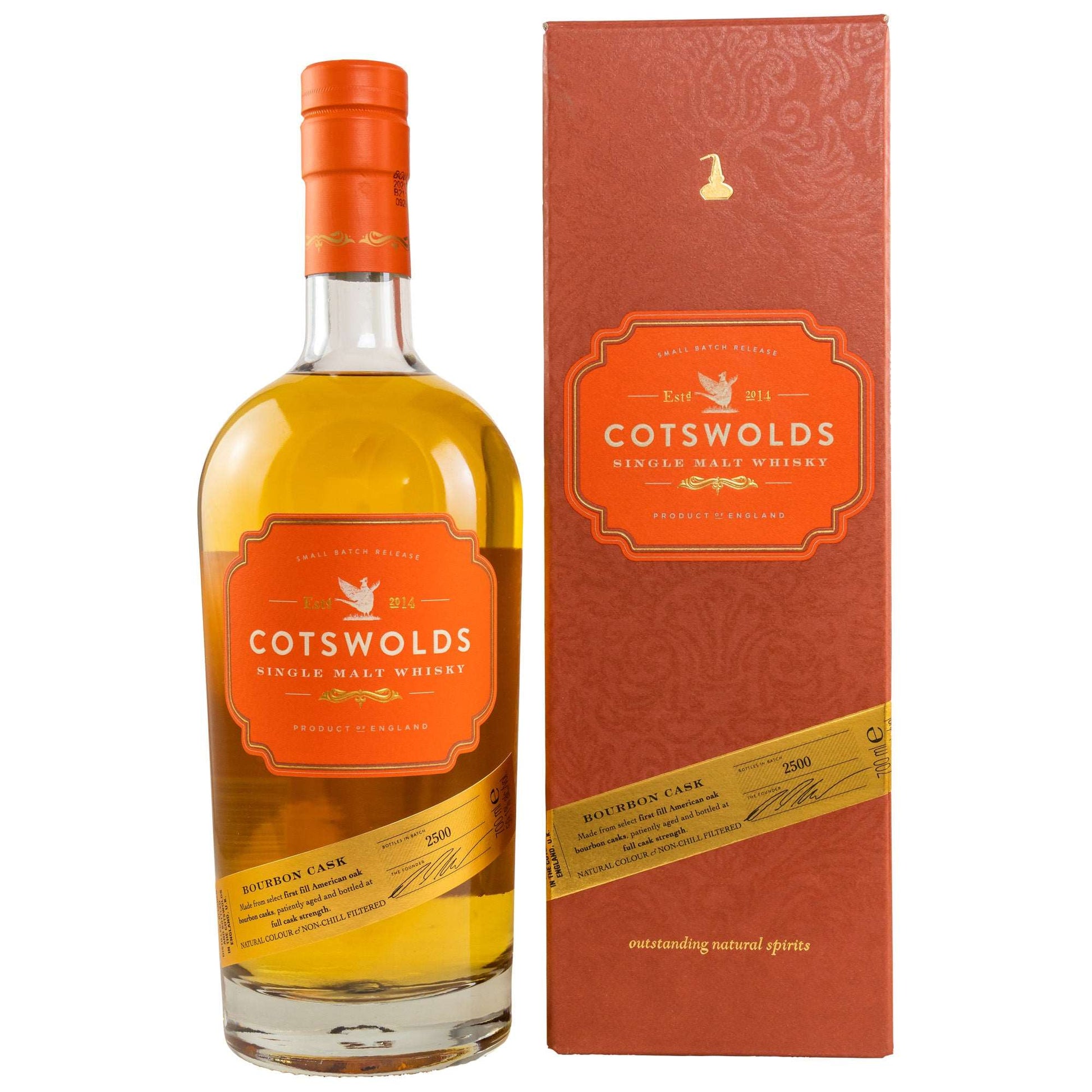 Cotswolds | Bourbon Cask | Single Malt English Whisky | 0,7l | 59,1%GET A BOTTLE