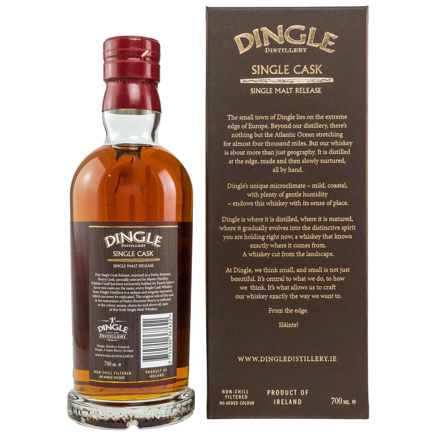 Dingle | 8 Jahre | 2014/2022 | Single Cask | Triple Distilled | Irish Whiskey | 0,7l | 59,7%GET A BOTTLE