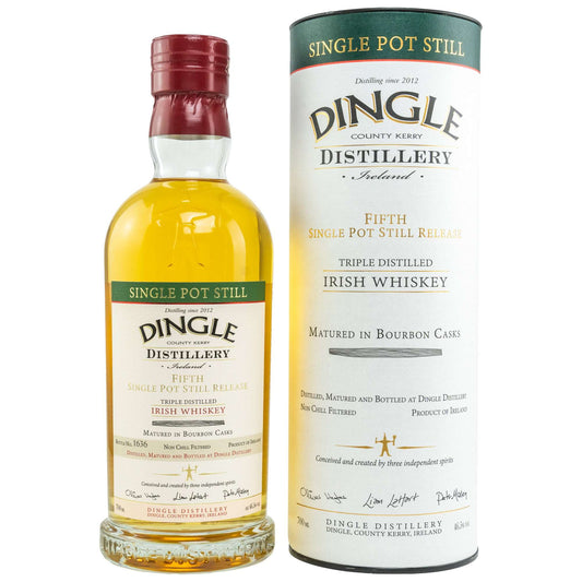 Dingle | Single Pot Still Release | Batch 5 | Tripple Distilled | Irish Whiskey | 0,7l | 46,5%GET A BOTTLE