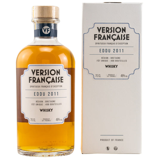 Distillerie des Menhirs | Eddu | 2011/2021 | Version Francaise | French Whisky | 0,7l | 48%GET A BOTTLE