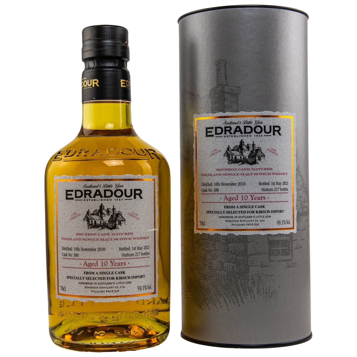 Edradour | 10 Jahre | 2010/2021 | Bourbon Cask #380 | 0,7l | 59,1%GET A BOTTLE