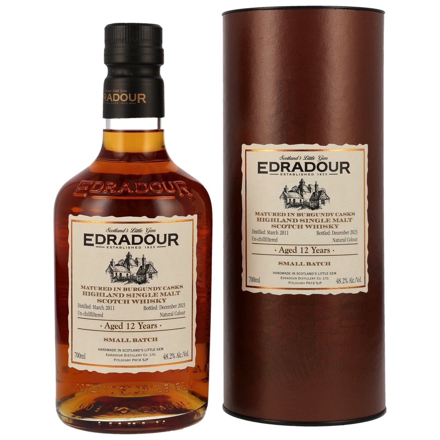Edradour | 12 Jahre | 2011/2023 | Burgundy Small Batch | 48,2%GET A BOTTLE