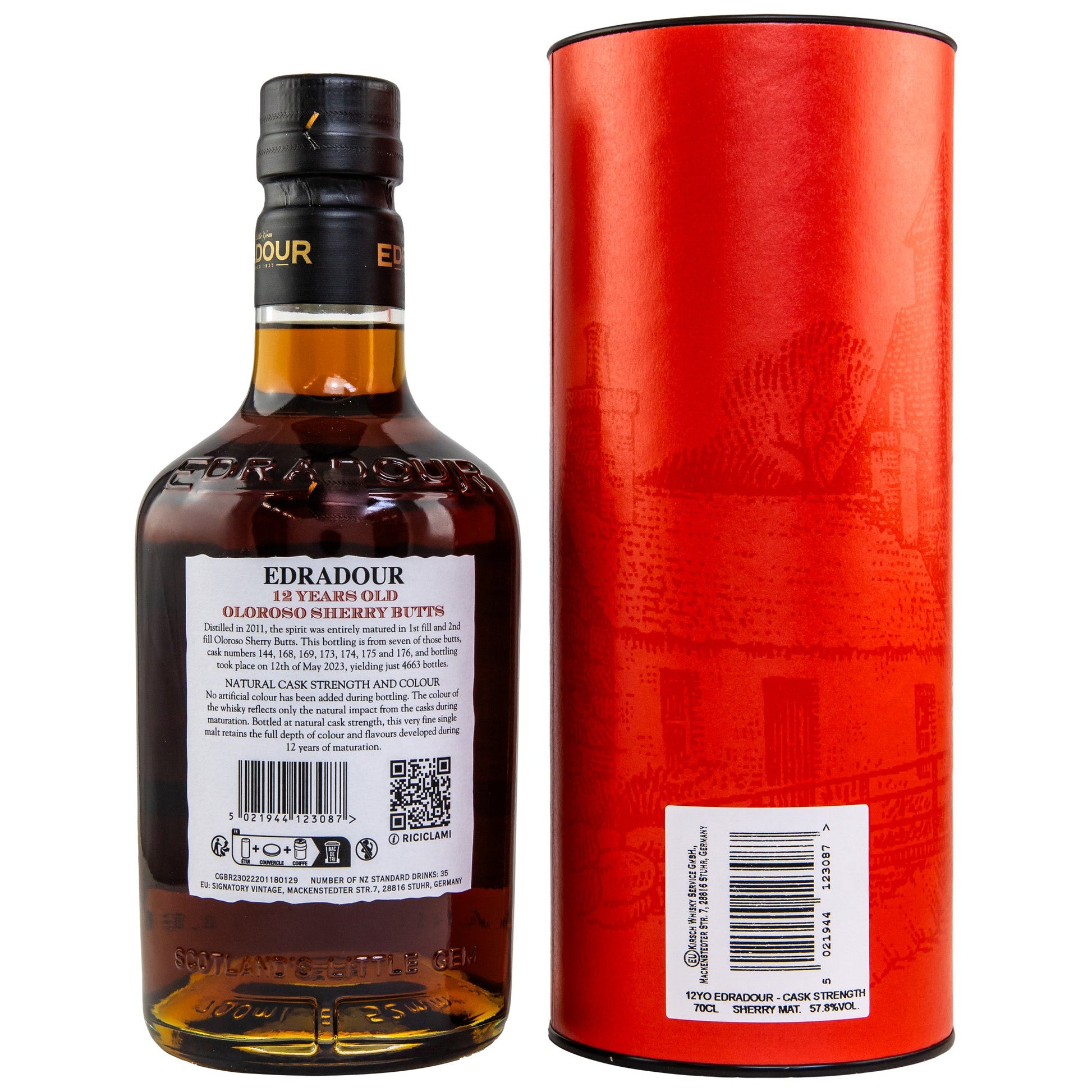 Edradour | 12 Jahre | Oloroso Sherry Batch #1 | 2011/2023 | 57,8%GET A BOTTLE