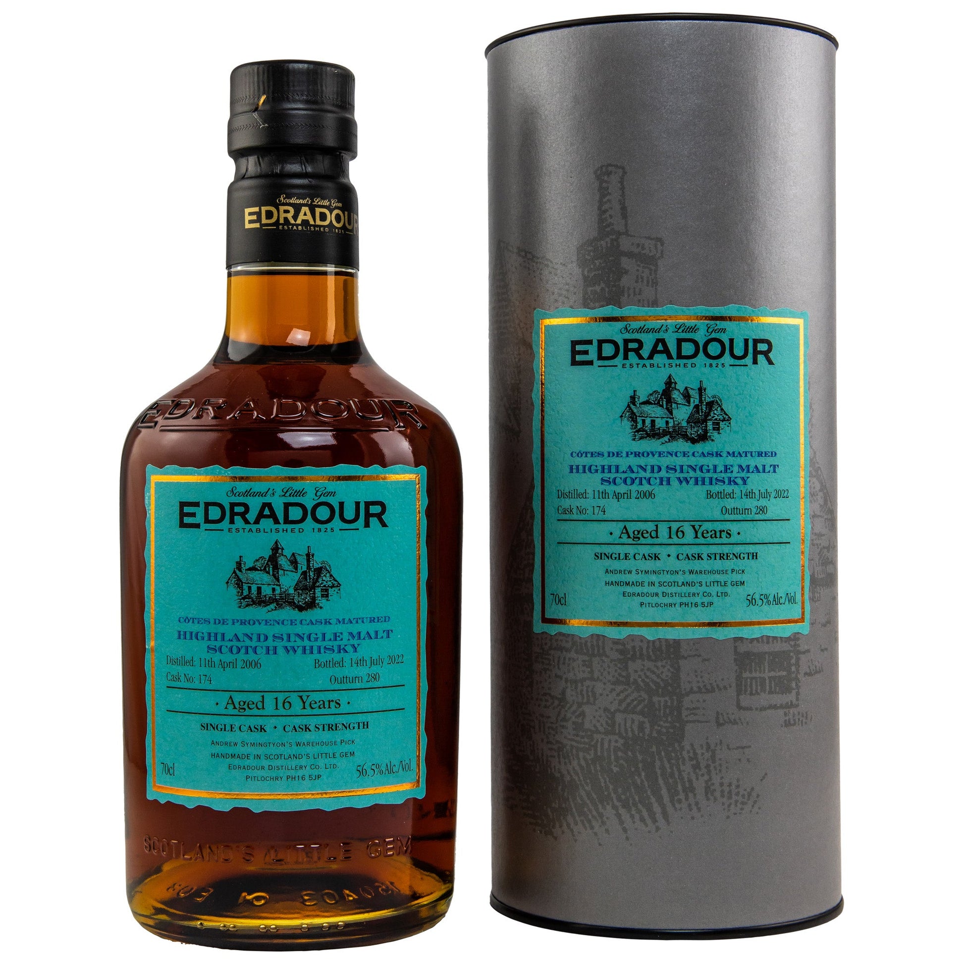 Edradour | 16 Jahre | 2006/2022 | Cotes de Provence Cask #174 | 0,7l | 56,5%GET A BOTTLE