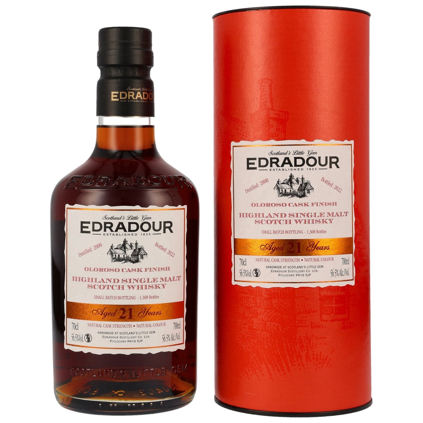 Edradour | 21 Jahre | 2000/2022 | Sherry Finish #3152+3157 | 56,5%GET A BOTTLE