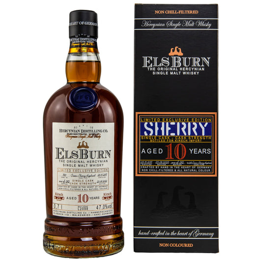 ElsBurn | 10 Jahre | 2011/2022 | Cream Sherry #760 | The Original Hercynian German Whisky | 0,7l | 47%GET A BOTTLE