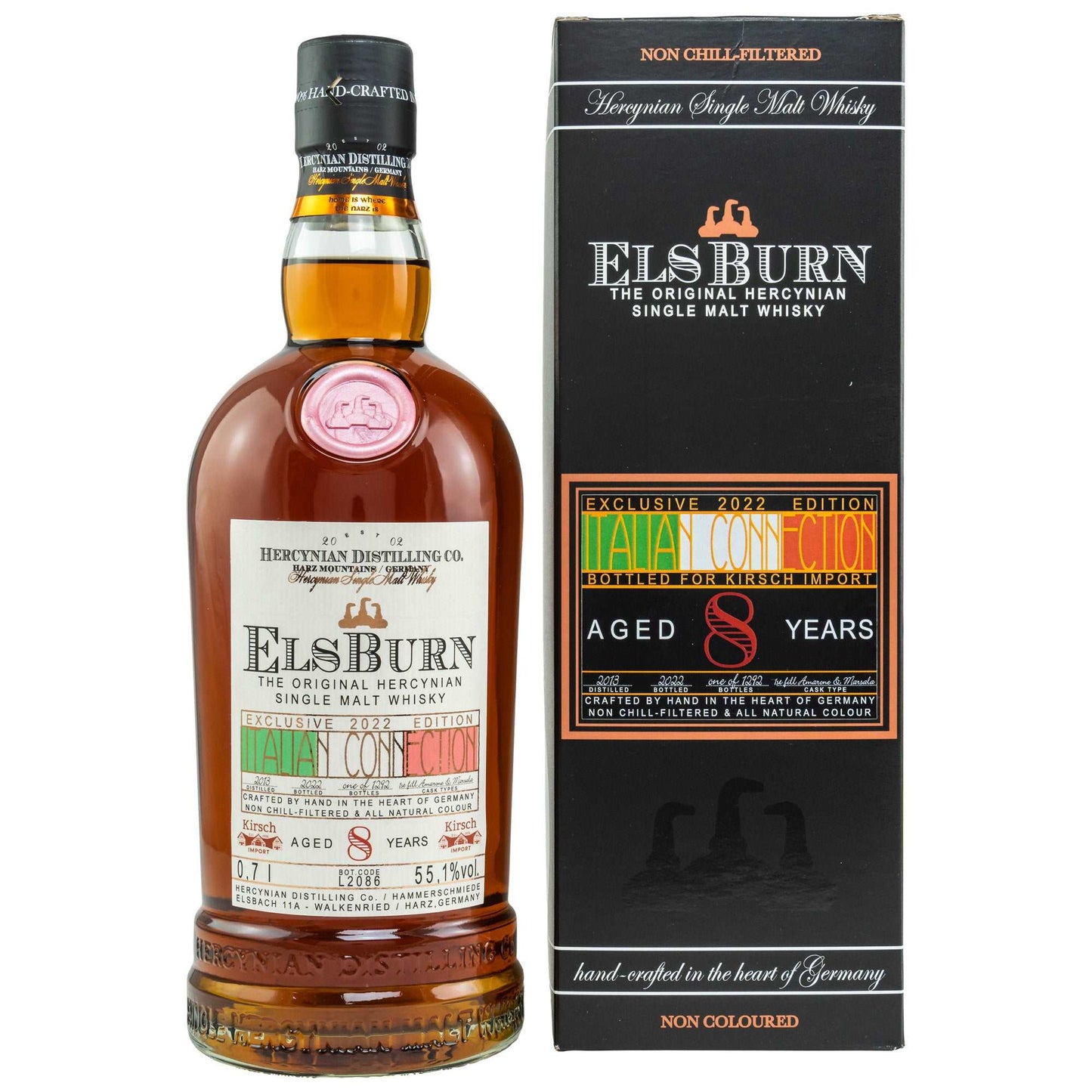 ElsBurn | 8 Jahre | 2013/2022 | Italian Connection | German Whisky | 0,7l | 55,1%GET A BOTTLE