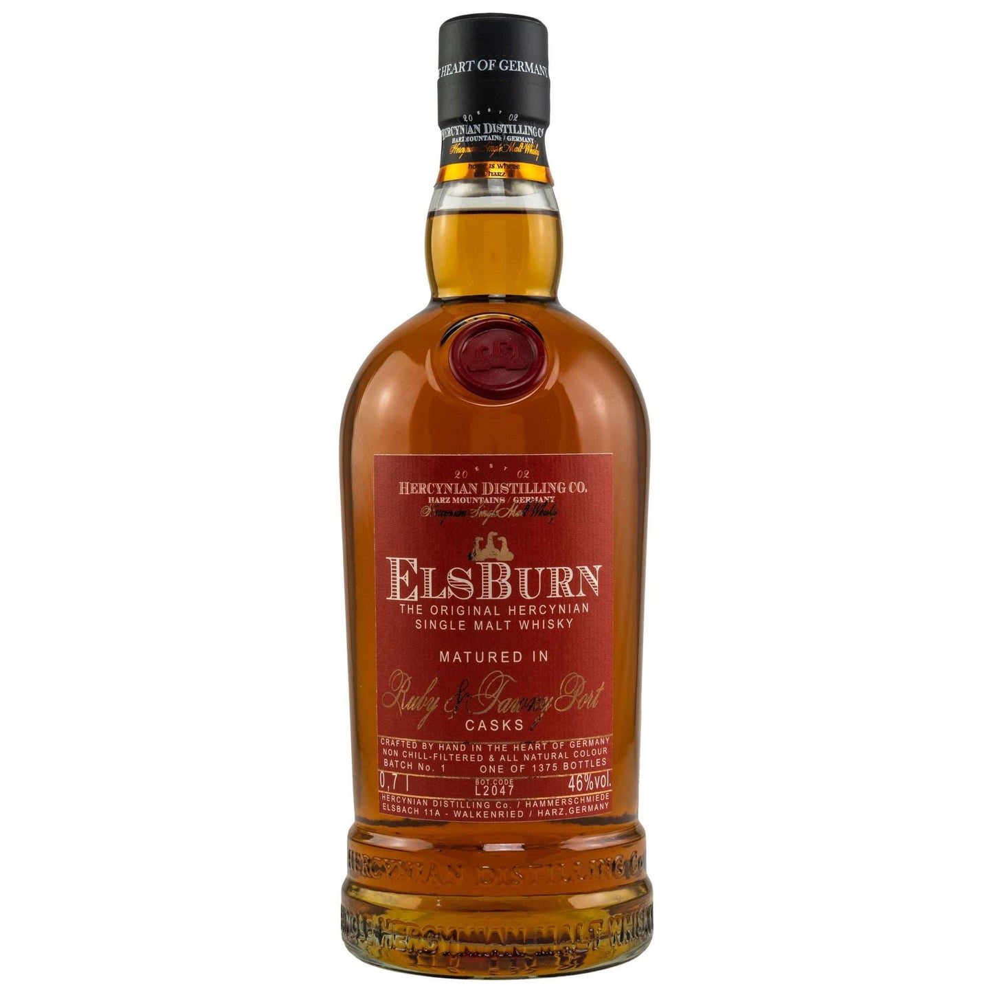 ElsBurn Ruby & Tawny Port Cask | Batch No. 1 | German Whisky | 0,7l | 46%GET A BOTTLE