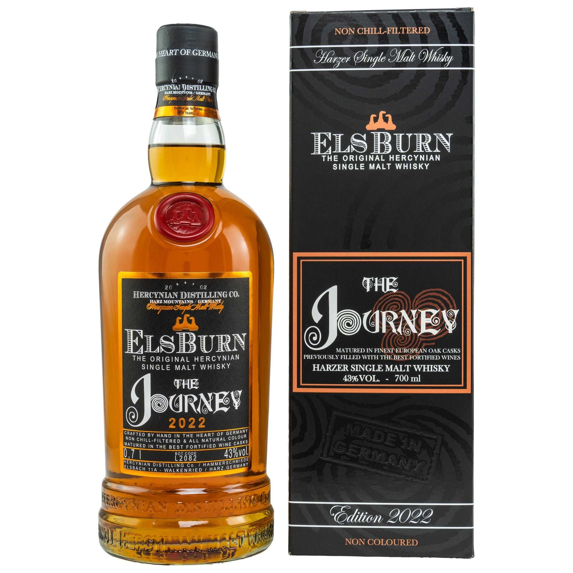 ElsBurn | The Journey 2022 | The Original Hercynian Single Malt German Whisky | 0,7l | 43%GET A BOTTLE