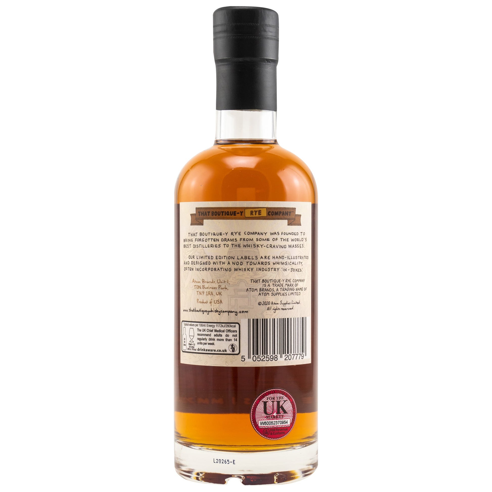 Empire Rye | 2 Jahre | Batch 1 | That Boutique-y Whisky Company | Blended Rye | 0,5l | 50%GET A BOTTLE