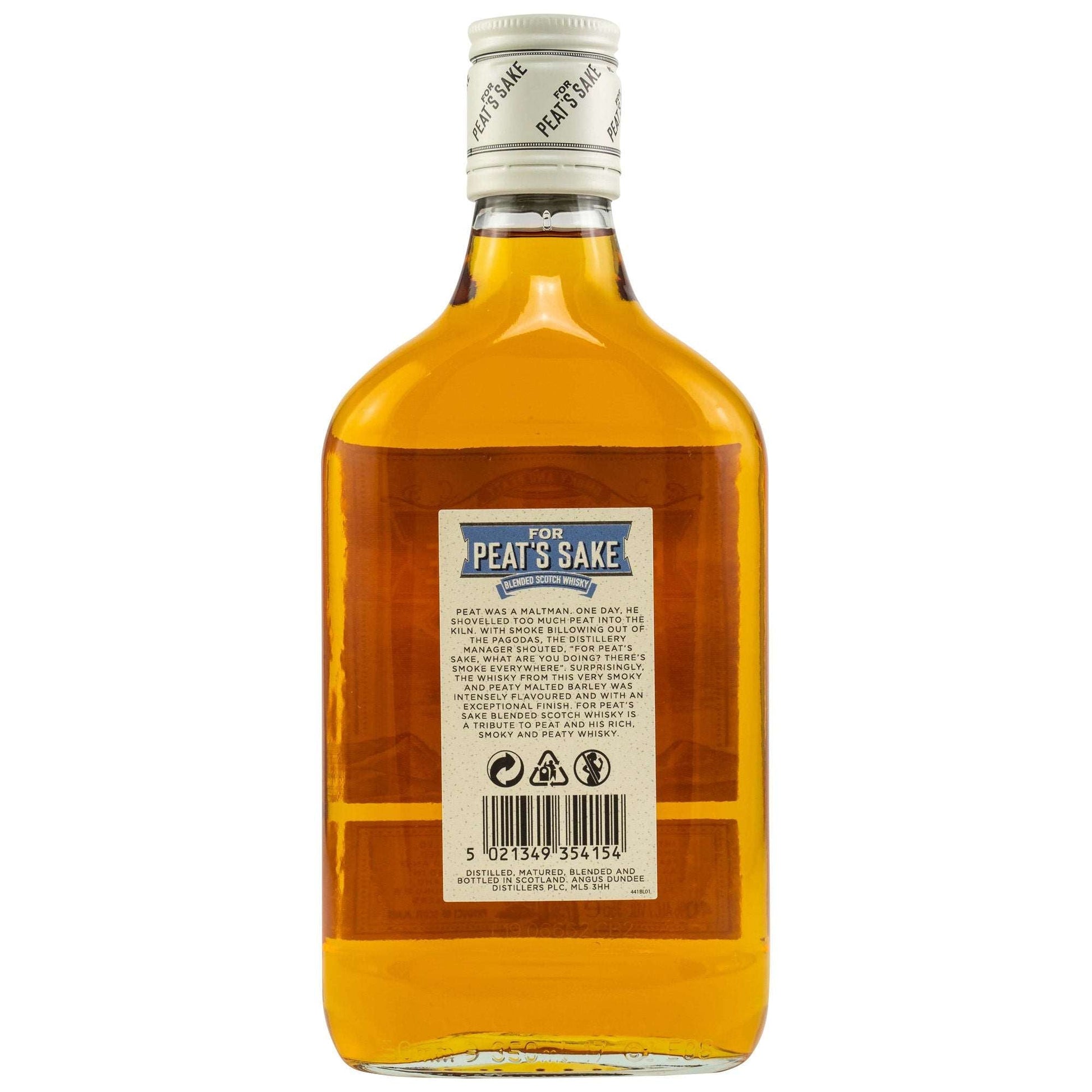For Peat's Sake | Smoky and Peaty | Blended Scotch Whisky | 0,35l | 40%GET A BOTTLE