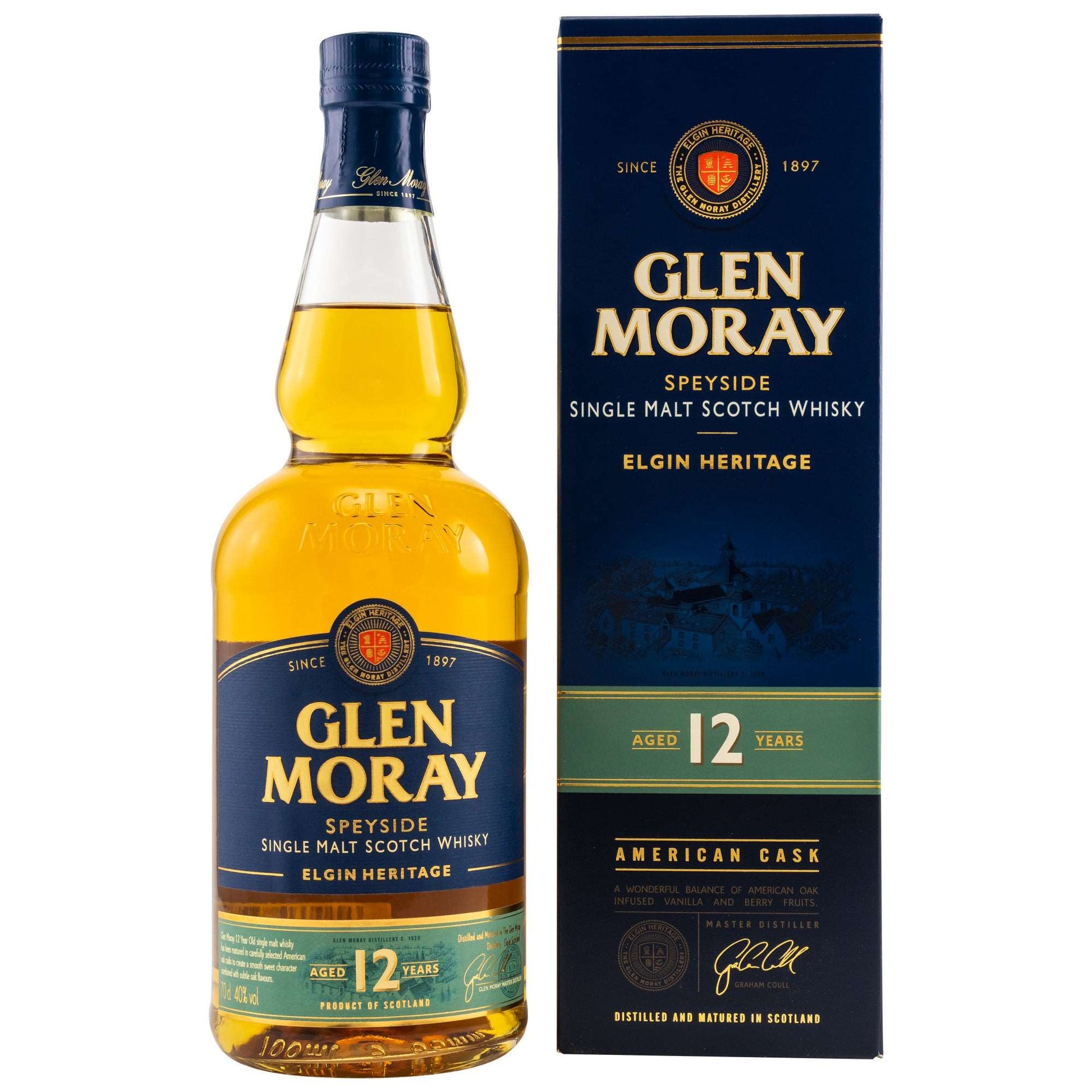 Glen Moray | 12 Jahre | Elgin Heritage | 0,7l | 40%GET A BOTTLE