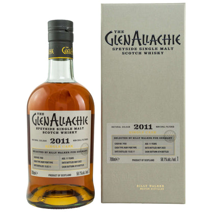 GlenAllachie | 11 Jahre | 2011/2022 | Ruby Port Pipe #7450 | Germany Exclusive | 0,7l | 58,1%GET A BOTTLE