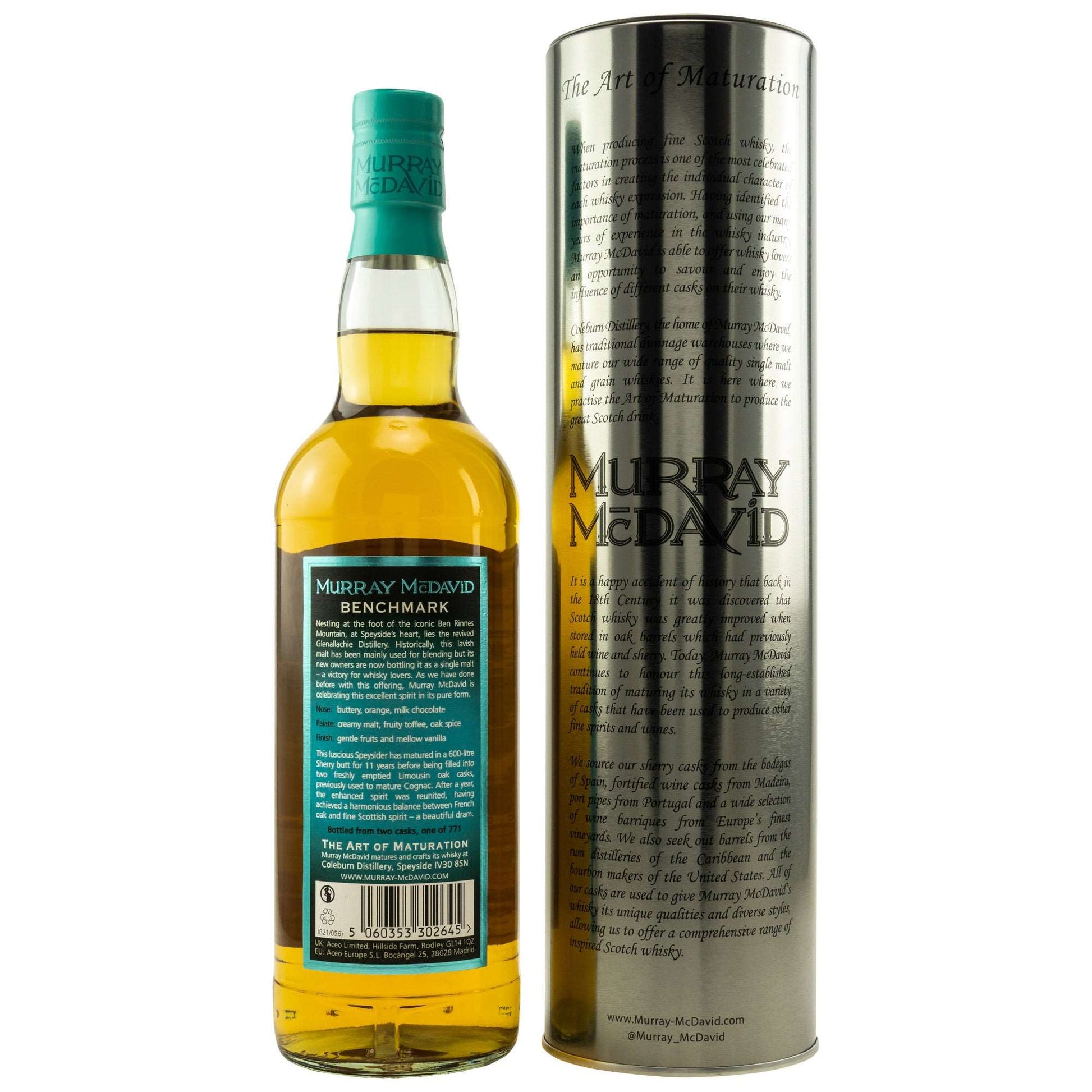 GlenAllachie | 12 Jahre | 2008/2021 | Murray McDavid | Benchmark - Limited Release | 0,7l | 50%GET A BOTTLE