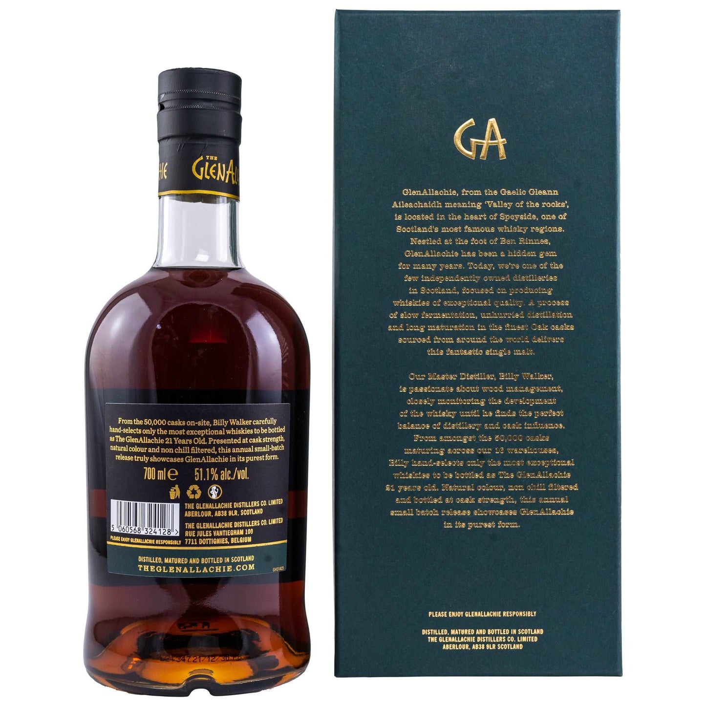 GlenAllachie | 21 Jahre | Batch 2 | Cask Strength | 0,7l | 51,1%GET A BOTTLE